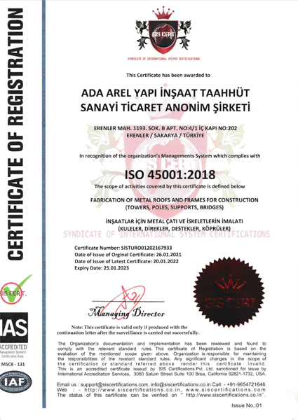 ISO 45001:2018